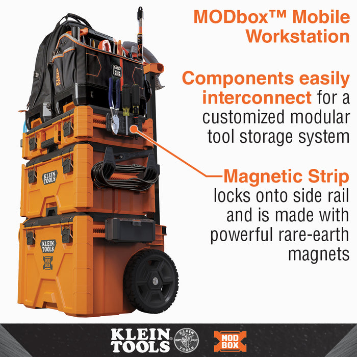 Klein Tools MODbox Magnetic Strip Rail Attachment, Model 54819MB