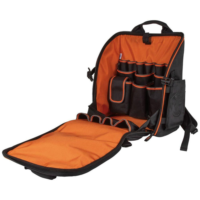Klein Tools Tradesman Pro™ Tool Station Tool Bag Backpack, 21 Pockets, 17.25-Inch, Model 55482* - Orka