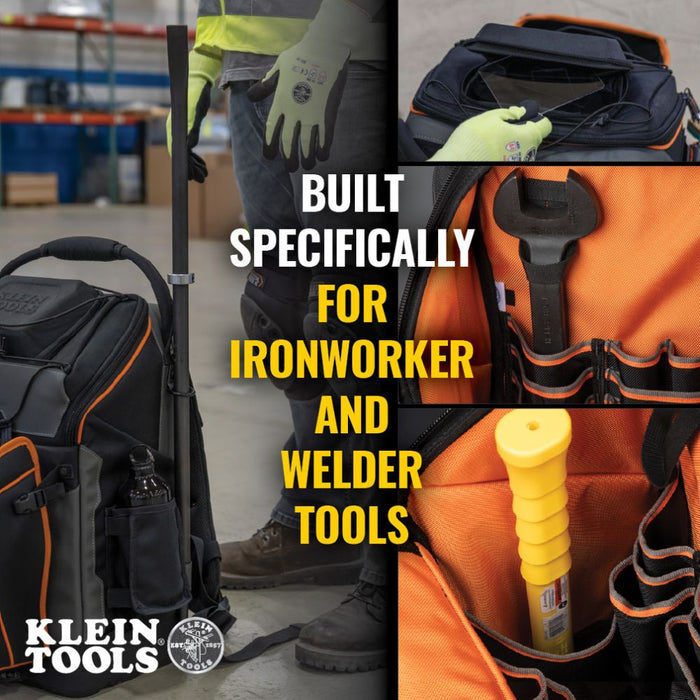 Klein Tools Tradesman Pro Ironworker and Welder Backpack, Model 55665*