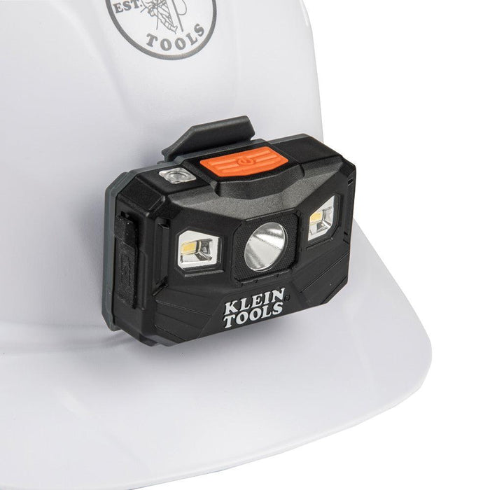 Klein Tools Rechargeable Headlamp with Strap, 400 Lumen All-Day Runtime, Auto-Off, Model 56048 - Orka