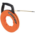 View Klein Tools Fiberglass Fish Tape with Spiral Steel Leader, 100-Foot, Model 56351*