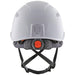 Klein Tools Safety Helmet, Vented-Class C, with Rechargeable Headlamp, White, Model 60150 - Orka