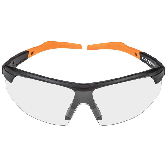Klein Tools Standard Safety Glasses, Semi-frame, Narrow Clear Lens, Model 60159 - Orka