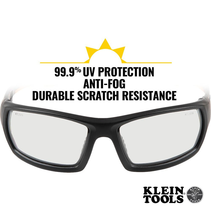 Klein Tools Professional Safety Glasses, Full-Frame, Indoor/Outdoor Lens, Model 60537*
