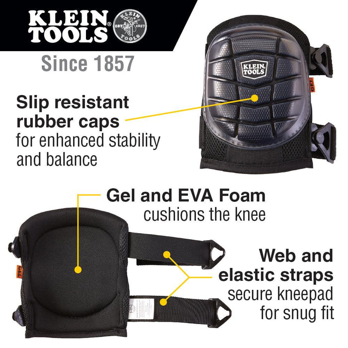 Klein Tools Lightweight Gel Knee Pads, Model 60184 - Orka
