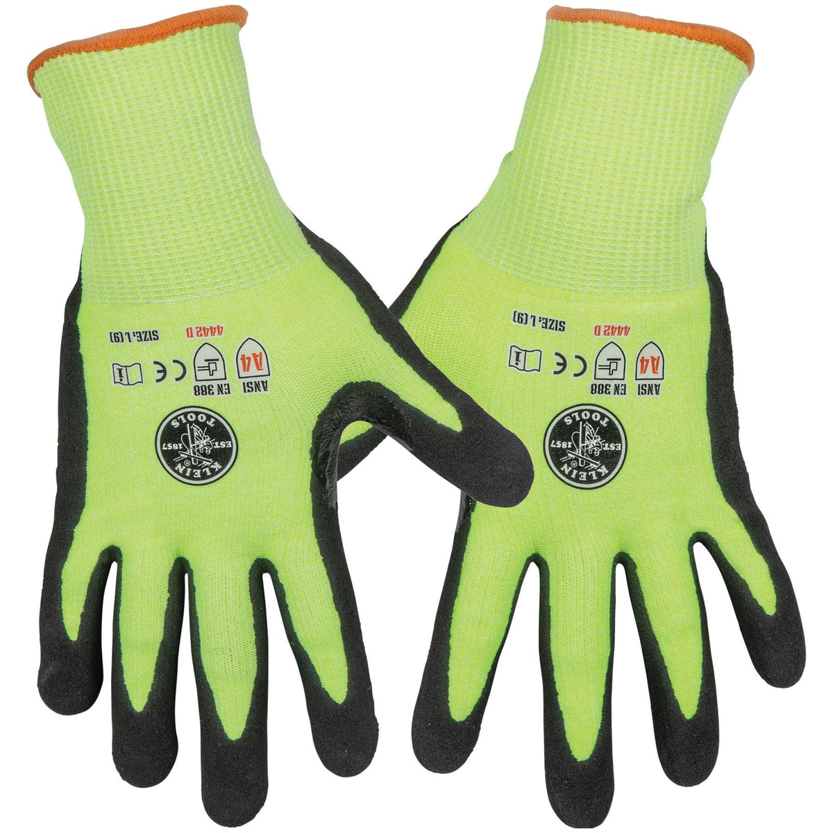 Klein Tools XLarge Cut 4 Touchscreen Leather Gloves (2 Pairs