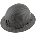View Klein Tools Hard Hat, Premium KARBN™ Pattern, Non-Vented Full Brim, Class E, Model 60345