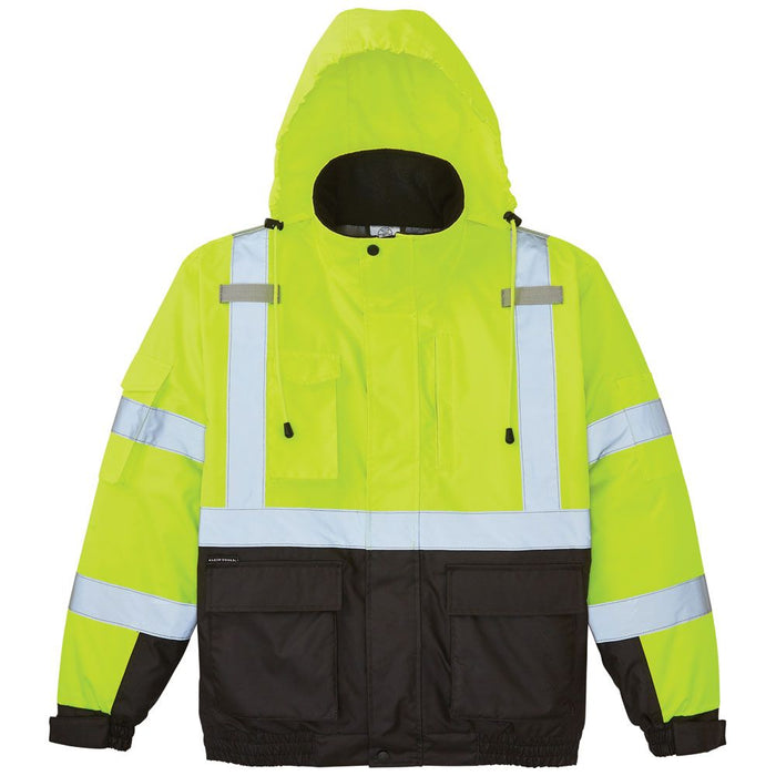 Klein Tools 3X-Large High-Visibility Winter Bomber Jacket, Model 60612