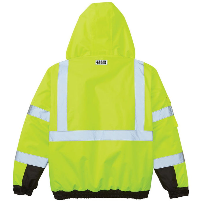 Klein Tools 3X-Large High-Visibility Winter Bomber Jacket, Model 60612
