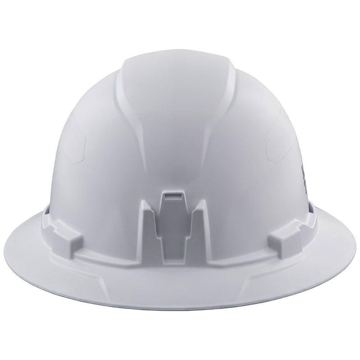 Klein Tools Hard Hat, Non-Vented, Full Brim Style, White, Model 60400 - Orka