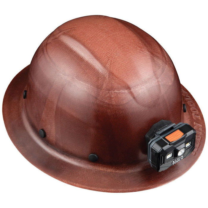 Klein Tools Hard Hat, KONSTRUCT Series, Full-Brim, Class G with Rechargeable Headlamp, Model 60447*