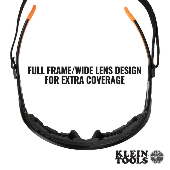 Klein Tools Professional Full-Frame Gasket Safety Glasses, Indoor/Outdoor Lens, Model 60538*