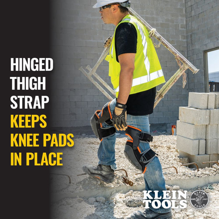Klein Tools Heavy Duty Hinged Knee Pads, Model 60491*