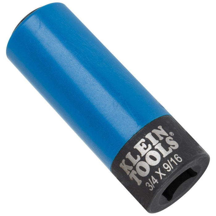 Klein Tools 2-in-1 Coated Impact Socket, 12-Point, 3/4 and 9/16-Inch, Model 66030* - Orka