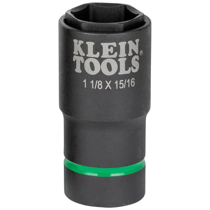 Klein Tools 2-in-1 Impact Socket, 1-1/8"x15/16", Model 66066* - Orka