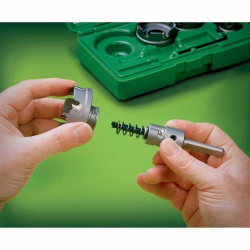 Greenlee 7-Piece Quick Change Stainless Steel Hole Cutter Kit, Model 660 - Orka
