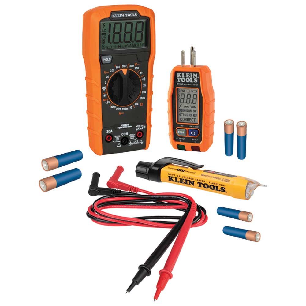 Klein Tools Test Kit with Multimeter, Non-Contact Volt Tester