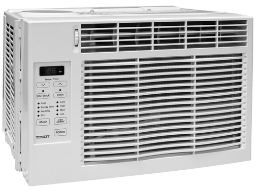 Tosot Window Air Conditioner - 6 000 BTU with Remote Control, Model GJC06BV-A6NRNC5B - Orka