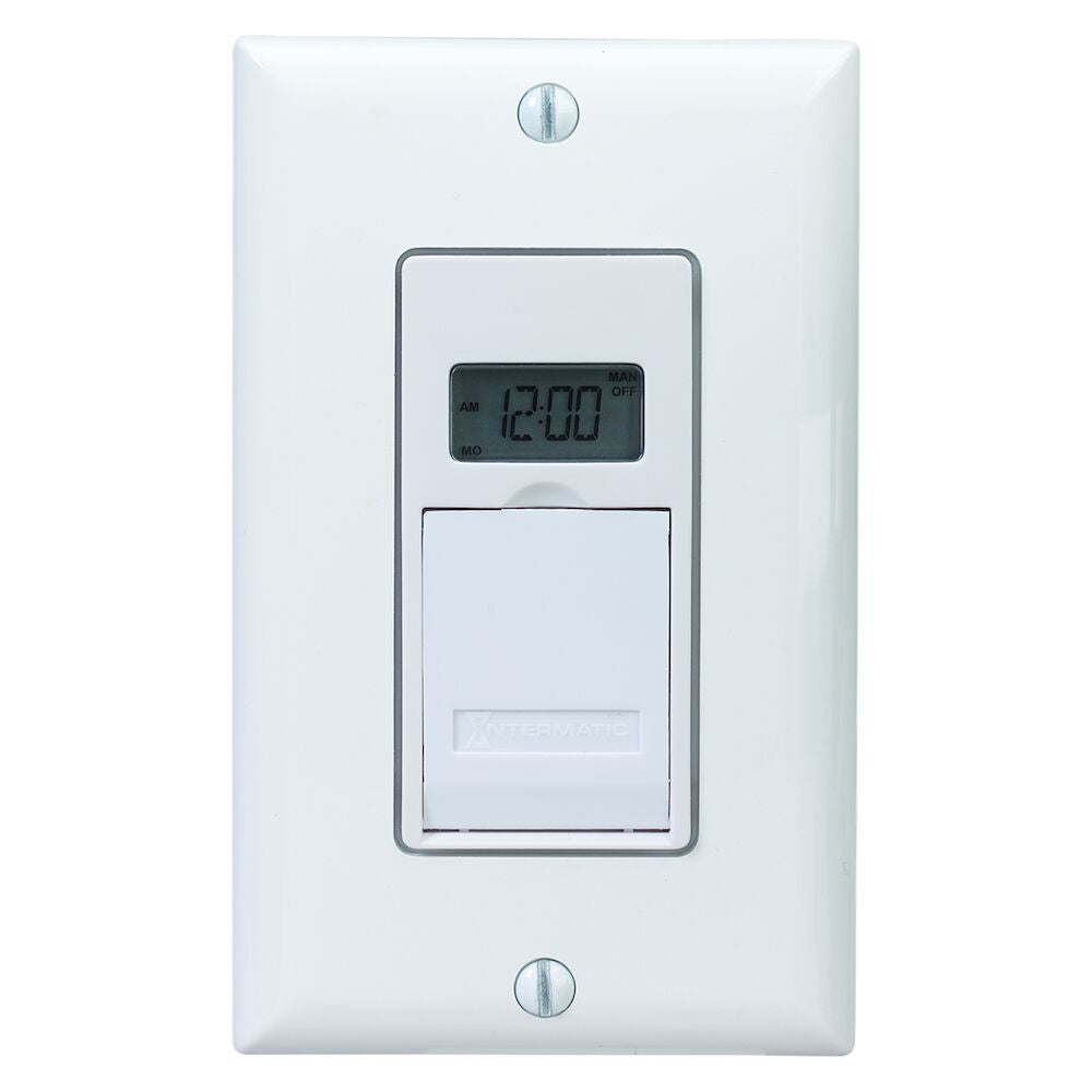 Intermatic White 7-Day Standard Programmable Timer, 12A, Model EJ600 ...
