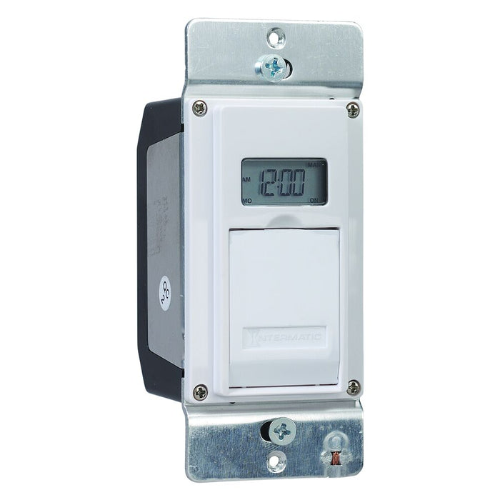 Intermatic White 7-Day Standard Programmable Timer, 12A, Model EJ600