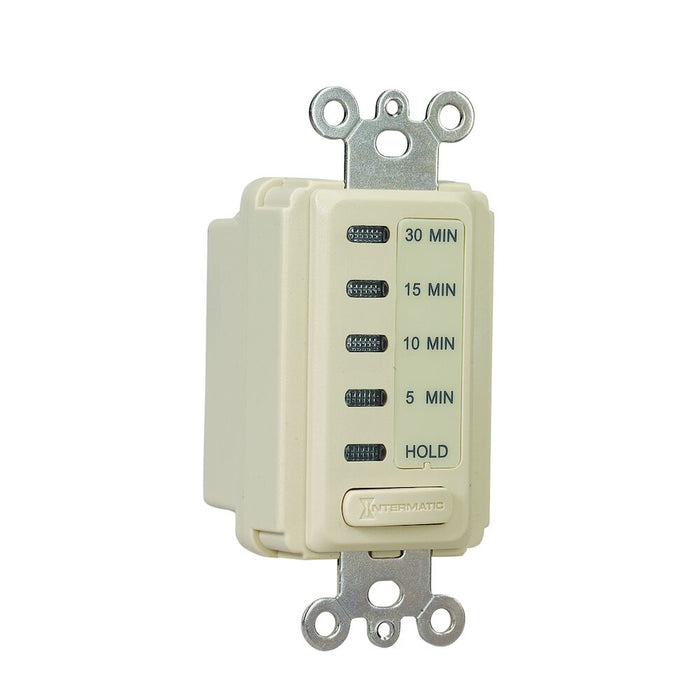 Intermatic Ivory Electronic Countdown Timer, Preset Times 5-10-15-30 Minutes with Hold, Model EI200*