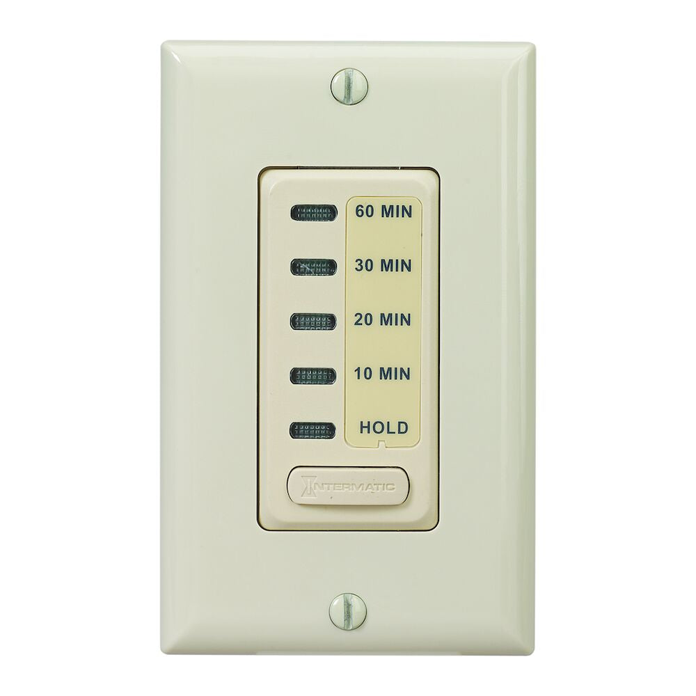 Intermatic Ivory Electronic Countdown Timer, Preset Times 10-20-30-60 ...
