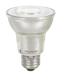 Sylvania Ultra Glass PAR20 7W, Soft White 3000K LED Light Bulb, Model 78348 - Orka