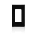 View Plaque murale sans vis Leviton Decora 1 groupe (noire), modèle 80301
