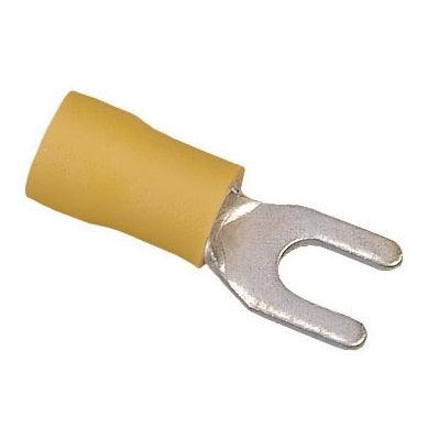IDEAL Vinyl Insulated Spade Terminals 10 Stud Size (Pack of 25), Model 83-7221 - Orka