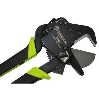 Greenlee Quick Release Ratcheting PVC Cutter, 1-1/4-Inch , Model 864QR* - Orka