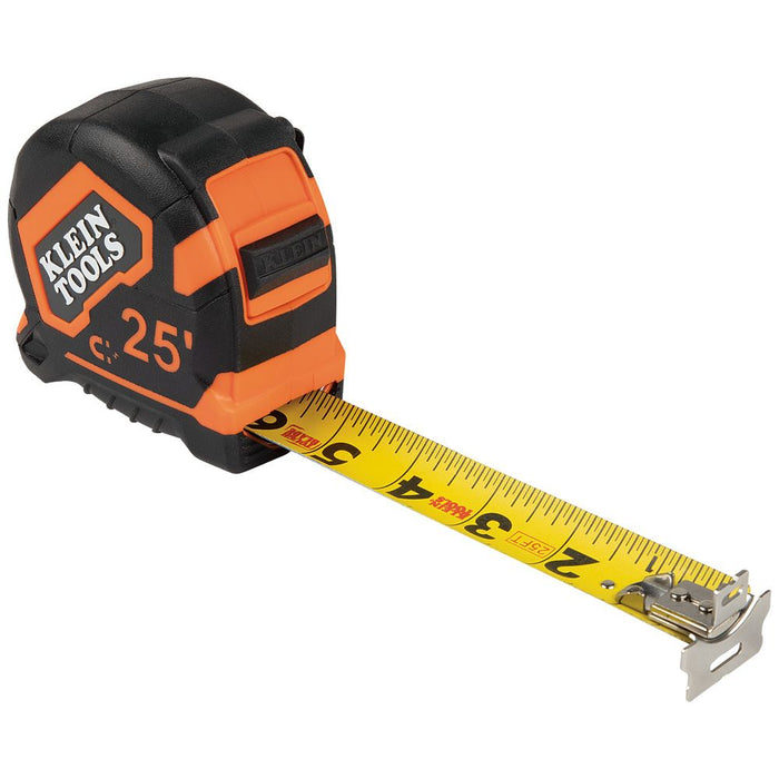 Klein Tools 25-Foot Magnetic Double-Hook Tape Measure, Model 9225