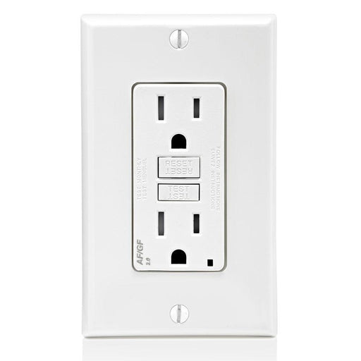 Leviton Dual Function AFCI/GFCI Tamper-Resistant Receptacle 15A 125V, Model AGTR1-112 - Orka