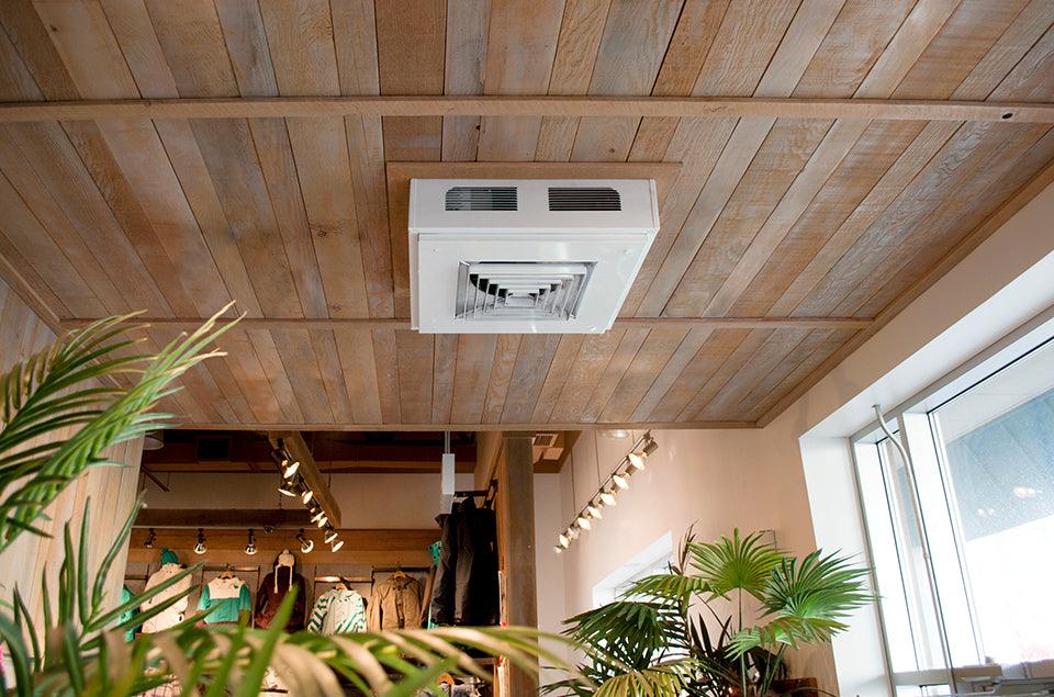 Stelpro Curtain Fan Heater Stelpro 5000W White Dragon Ceiling Fan