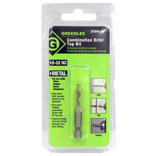 Greenlee Combination Drill and Tap Bit, 8-32NC, Model DTAP8-32 - Orka
