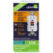 Leviton GFCI Receptacle, Slim Design, Tamper Resistant, with Red and Black Buttons, Model GFTR1760* - Orka