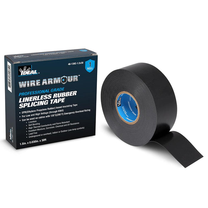 IDEAL Wire Armour 1.5" Linerless Rubber Tape, Model 46-130C-1.5X30* - Orka