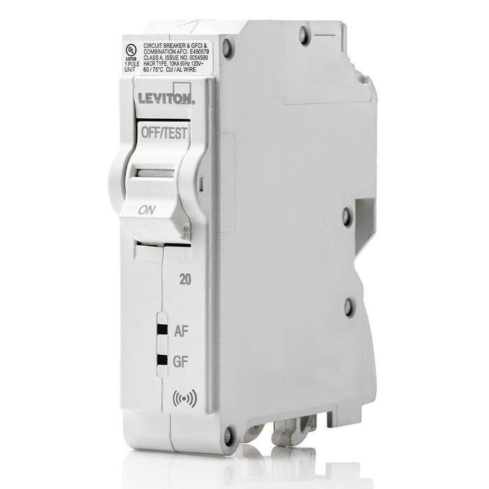 Leviton SMART 1-Pole 20A 120V AFCI/GFCI Plug-On Circuit Breaker, Model LB120-747-DSR* - Orka