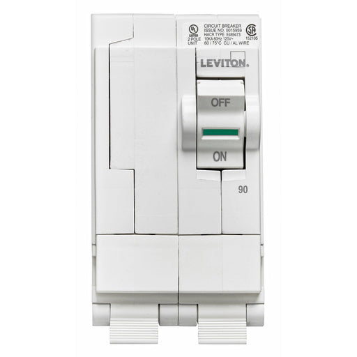 Leviton 2-Pole 90A 120/240V Standard Plug-On Circuit Breaker, Model LB290-000* - Orka
