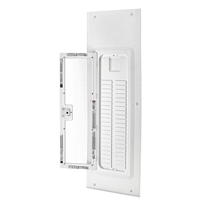 Leviton 100A 120/240V 42 Circuit 42 Spaces Indoor Load Center and Windowed Door with Main Breaker, Model LP410-CBW - Orka
