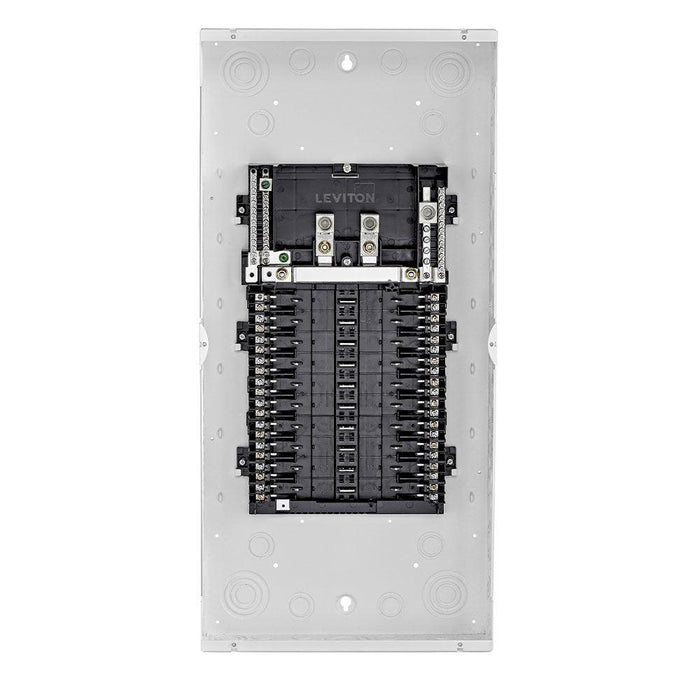 Leviton 125A 120/240V 20 Circuit 20 Spaces Indoor Load Center and Window Door with Main Lugs, Model LP212-CLW - Orka