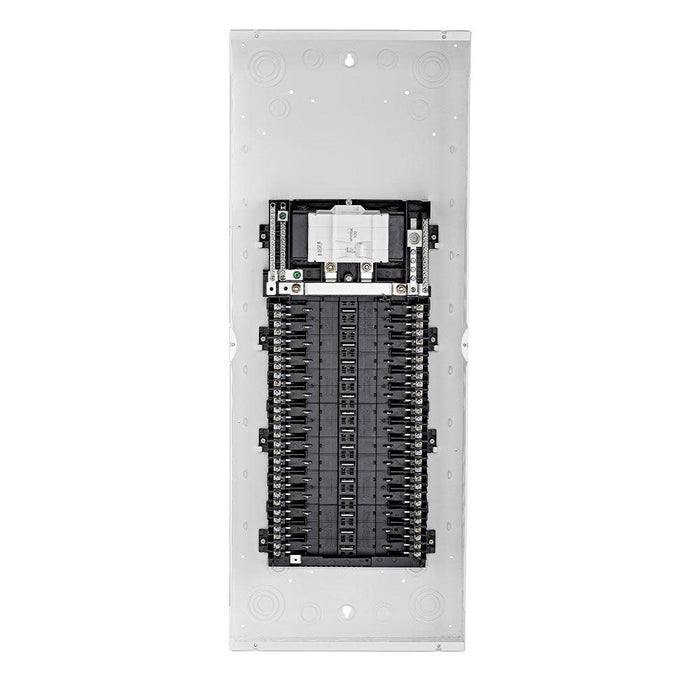 Leviton 100A 120/240V 30 Circuit 30 Spaces Indoor Load Center and Window Door with Main Breaker, Model LP310-CBW - Orka