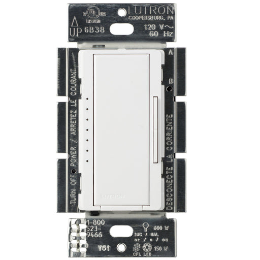 Lutron Maestro C.L Dimmer Switch for Dimmable LED, Halogen & Incandescent Bulbs, Model MACL-153M-WH - Orka