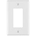 Leviton 1-Gang Midway Nylon Wallplate - White (Pack of 10) - Orka