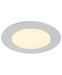 Liteline 4" White Round LED Slim Profile Recessed Downlight, Soft White (3000k), Model SLM4-30-WH - Orka