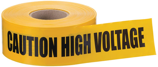 IDEAL "Caution High Voltage" Yellow Barricade Tape, Model 42-003* - Orka