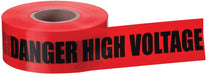 IDEAL "Danger High Voltage" Red Barricade Tape, Model 42-051* - Orka