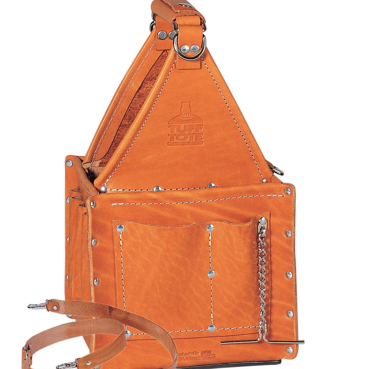 IDEAL Tuff Tote Ultimate Tool Carrier Premium Tan Leather, Model