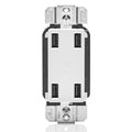 View Leviton 4-Port Type-A USB Wall Outlet Charger (White), Model USB4P-W