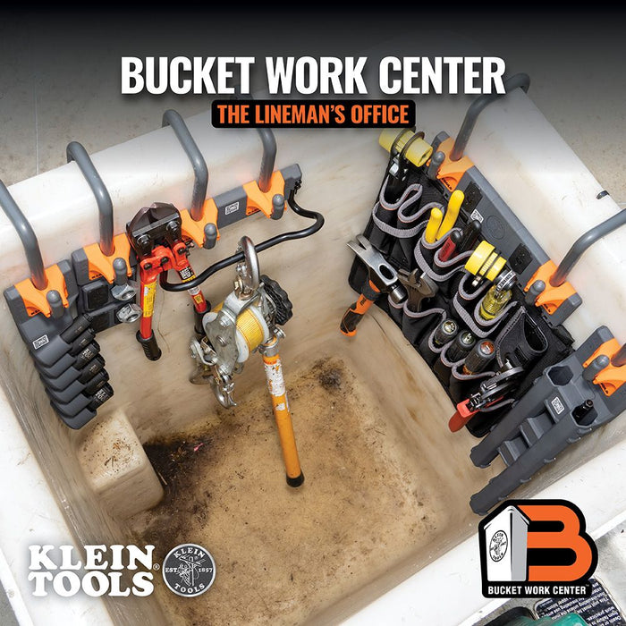 Klein Tools Bucket Work Center 3-Inch Utility Bucket S-Hook, Model BC312
