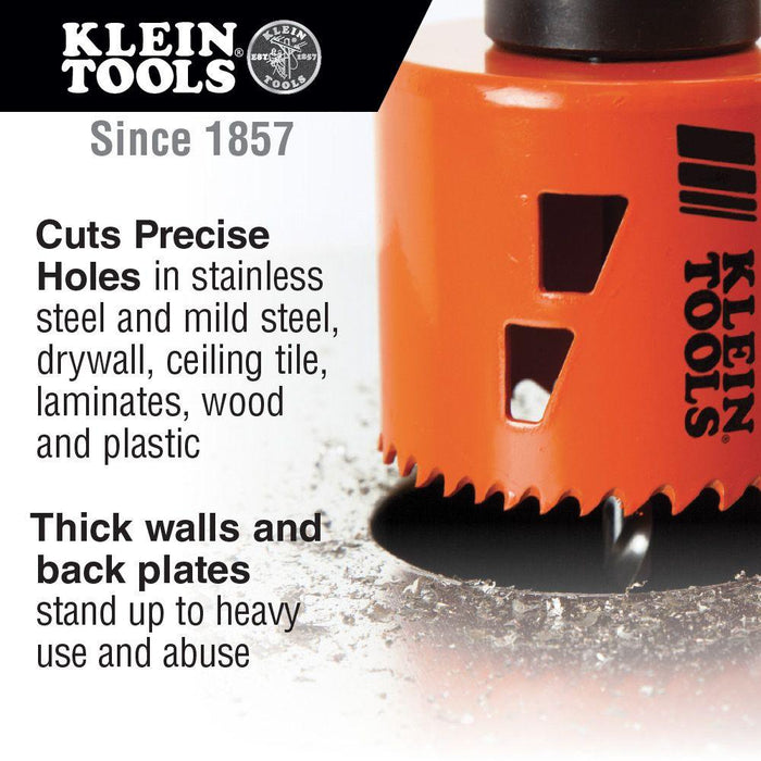 Klein Tools Bi-Metal Hole Saw Kit, 8-Piece, Model 31902* - Orka